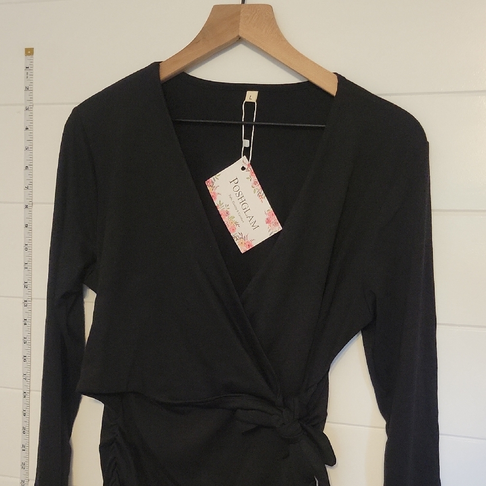 NWT Maternity Wrap Top